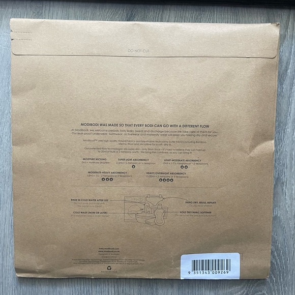 Modibodi Swimwear Recycled One Piece (Light-Moderate) - Picture 4 of 4